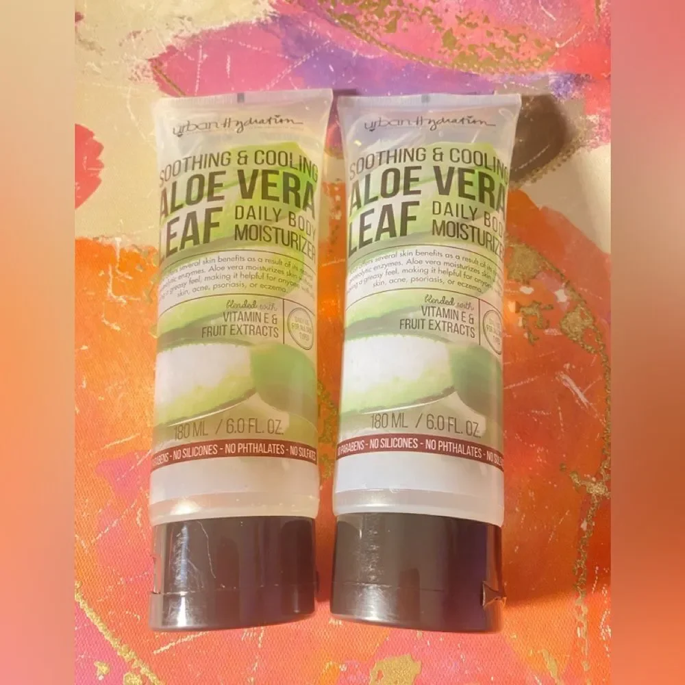 🛍️ Urban Hydration soothing & cooling ALOE VERA LEAF daily body moisturizer 💥